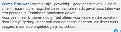 reactie Wilma Brouwer