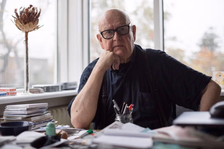 Sigurður Guðmundsson in zijn atelier